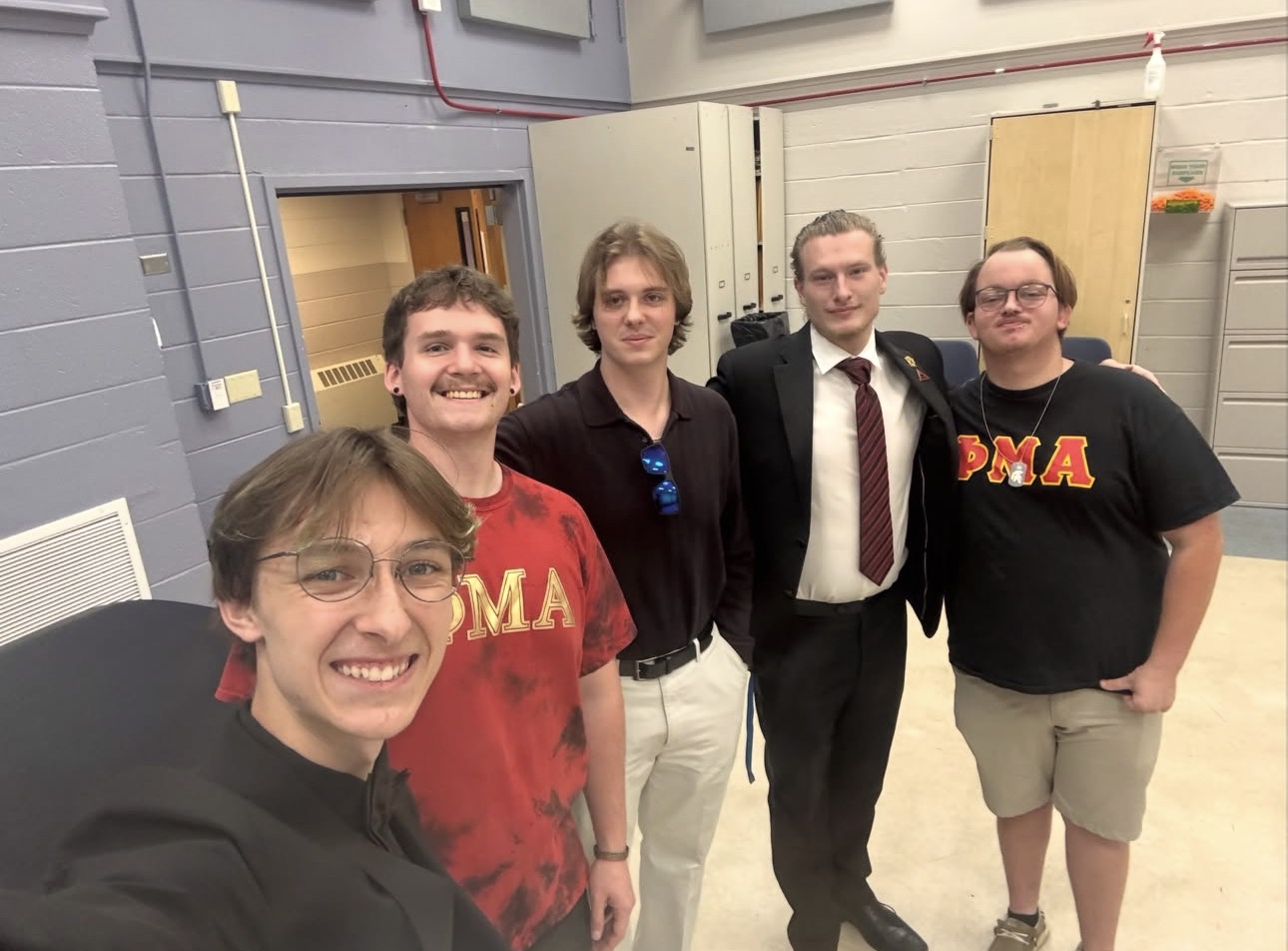 Phi Mu Alpha members at MTSU