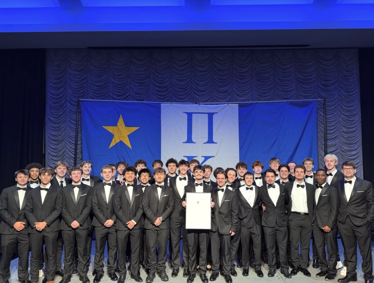 Pi Kappa Phi MTSU Chapter at their Charter Banquet
